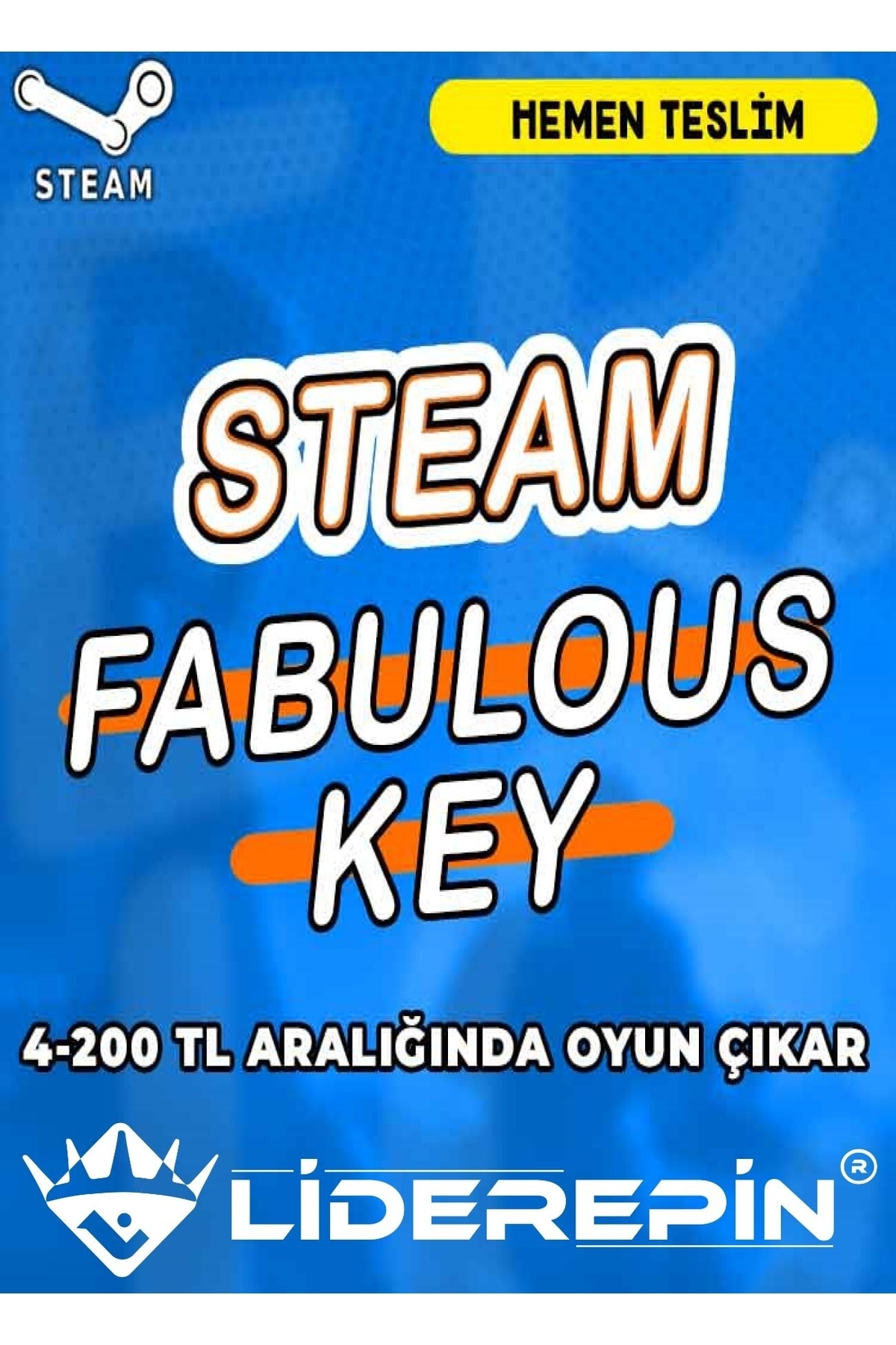 LİDER EPİN Steam Random (Fabulous) Key