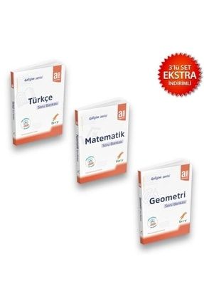 Birey Gelişim A Serisi Türkçe Matematik Geometri Soru Bankası Seti 9786057900555SET28