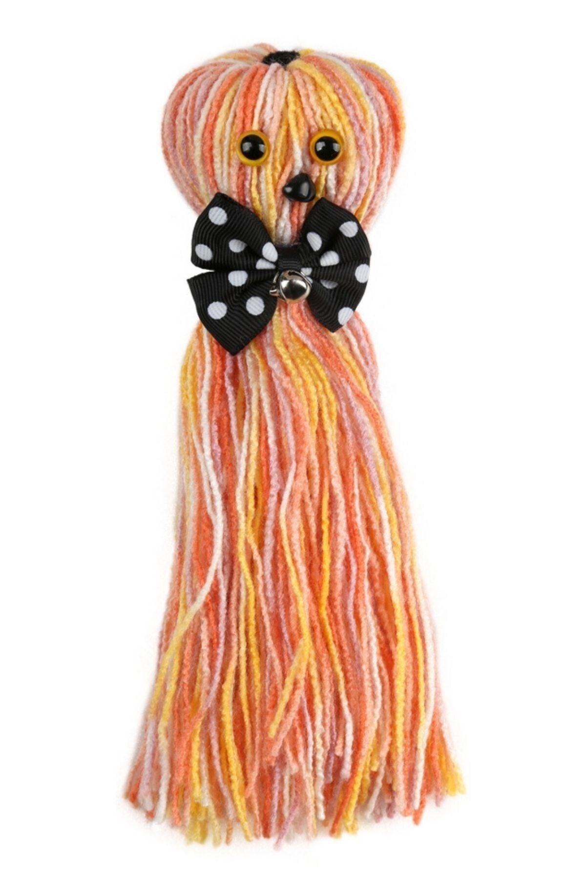 Buffer-® 2 Pieces Octopus Shaped Cute Cat Toy with Bells and String Colorful Tassels 2