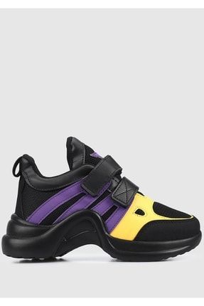 Siyah Kız Çocuk Sneaker 6366RCF620503