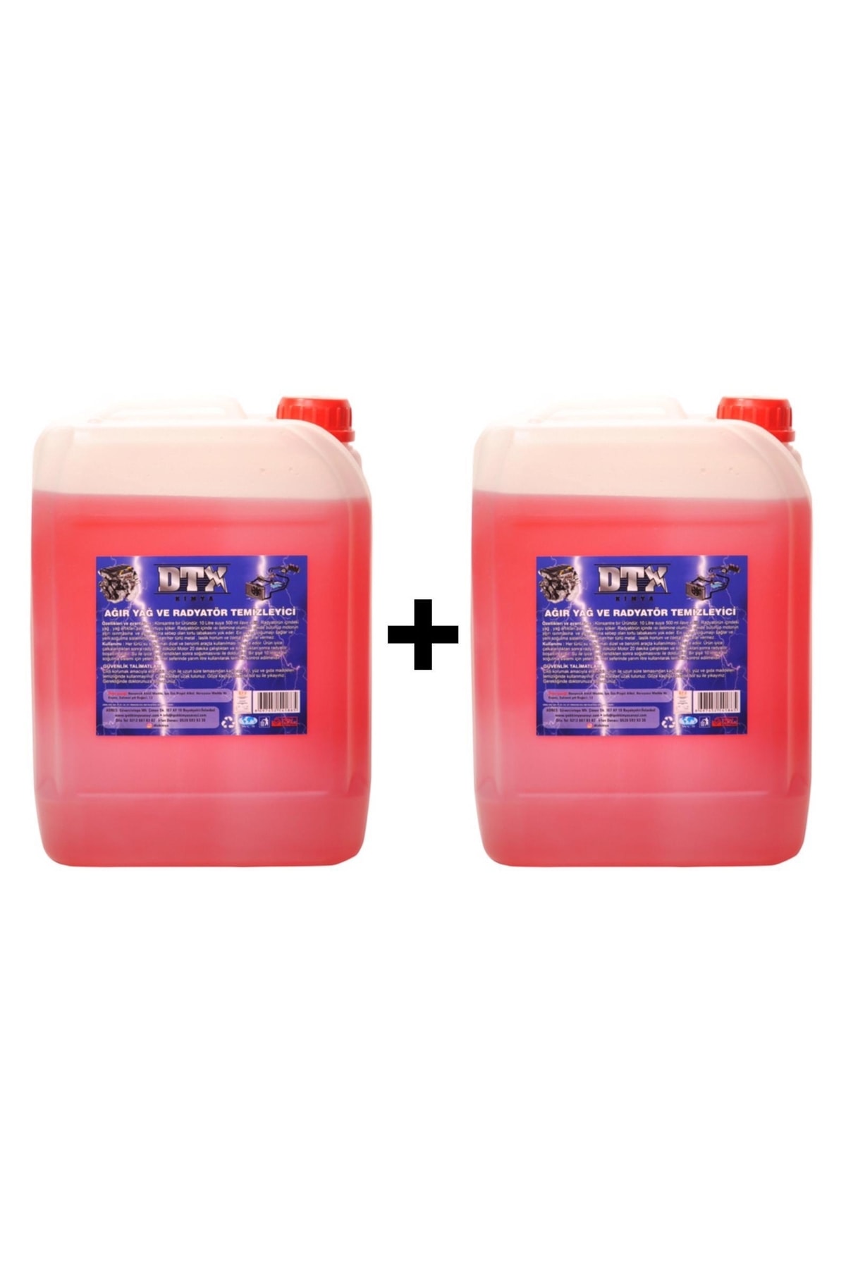 2 Adet Ağır Yağ Sökücü Ve Radyatör Temizleme Ilacı 22 / 25 Litre