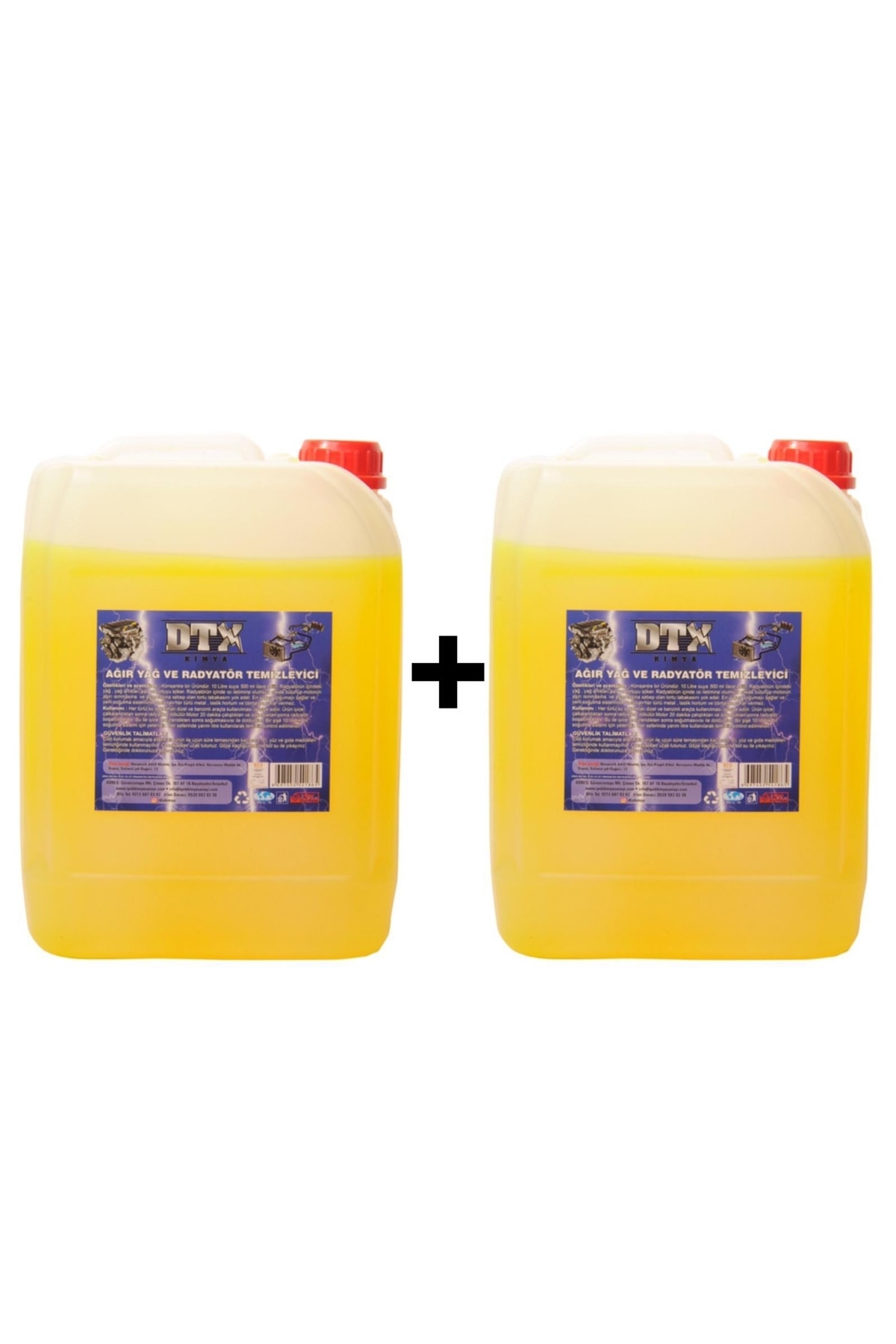 2 Adet Ağır Yağ Sökücü Ve Radyatör Temizleme Ilacı 5 litre