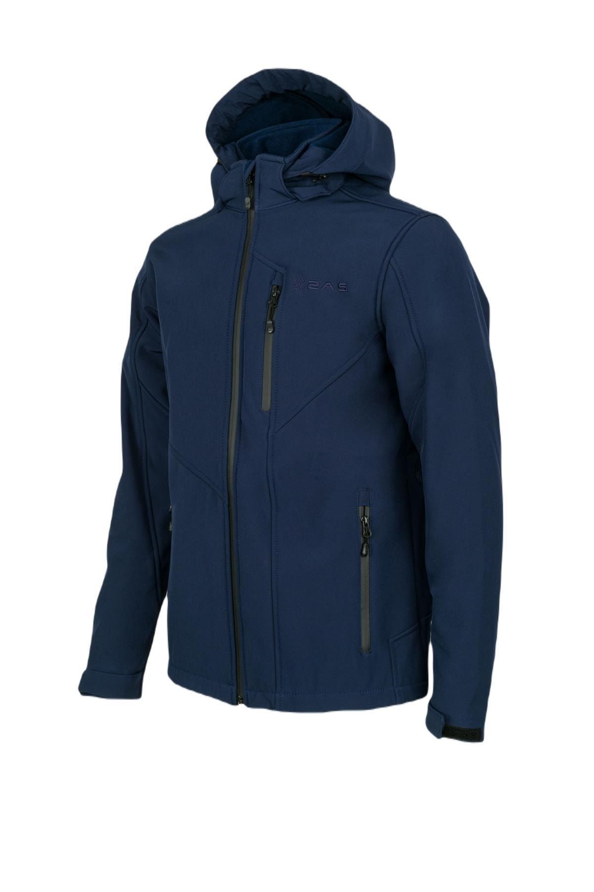 2AS-Softshell Men's Coat Navy Blue Sagwon II 2