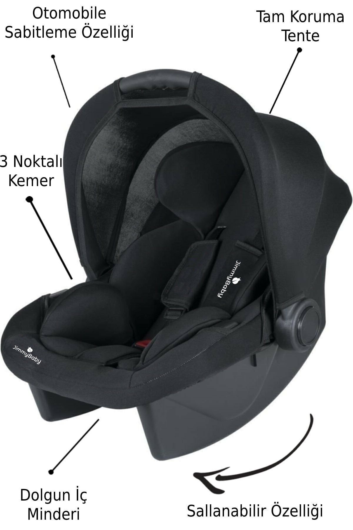 LETS GO BABY 17 Parça Bebek Çeyiz Seti Bebek Arbası Beşik Puset Katlanır Seper Ve Banyo Seti SN11819