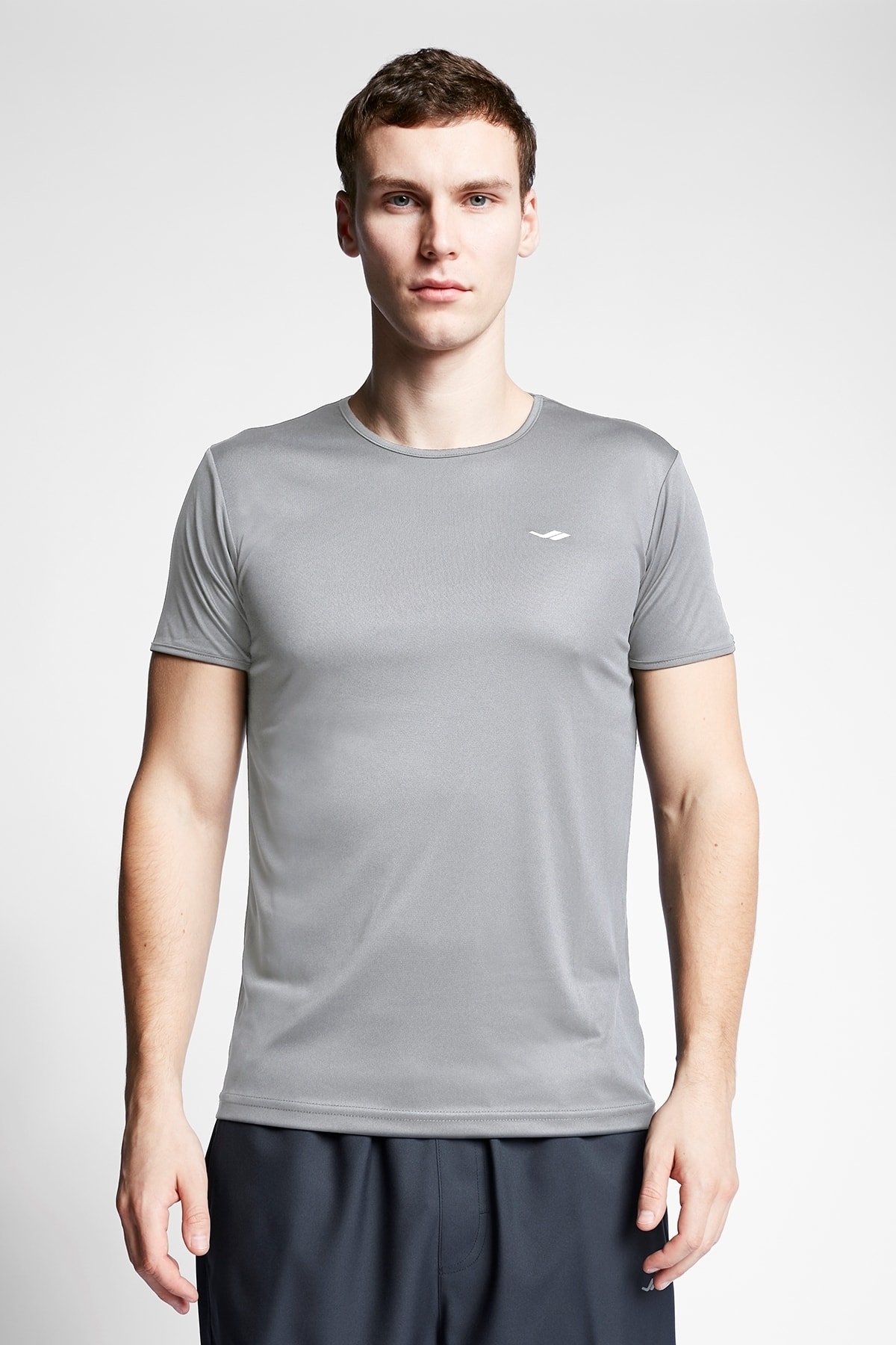 Lescon T-Shirt Grau Regular Fit
