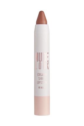 Kremsi Işıltılı Ruj - Nude Look Creamy Shine Lips No:01 Nude P-TNF