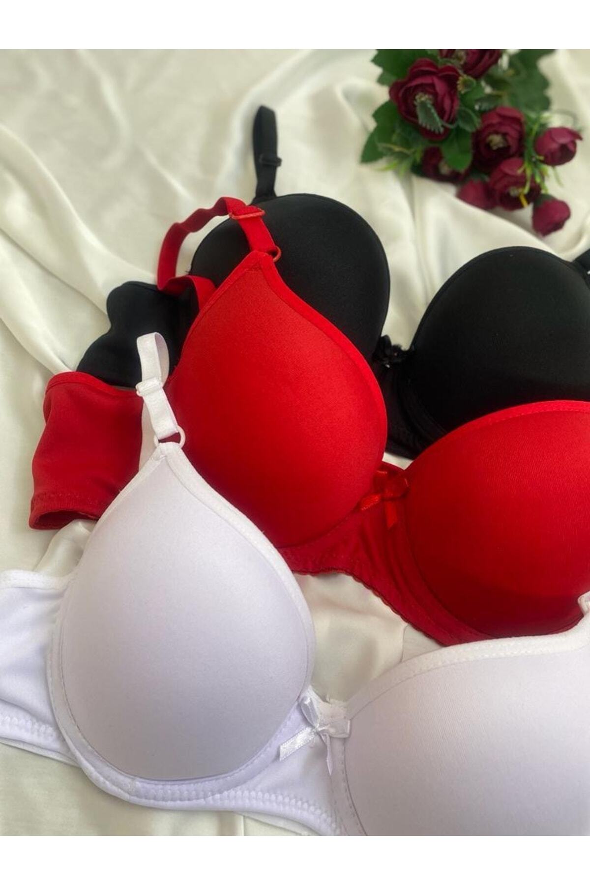 Women's Filled Underwire Micro 3-Piece Bra