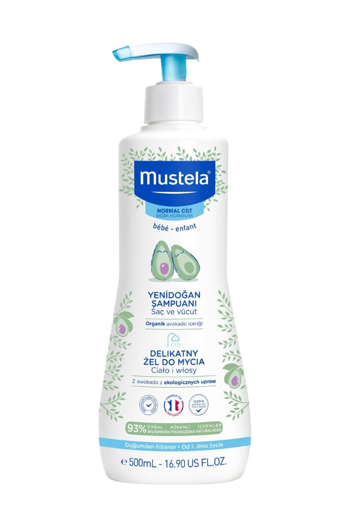 Gentle Cleansing (Dermo Cleansing) Yenidoğan Saç Vücut Şampuanı 500 ml