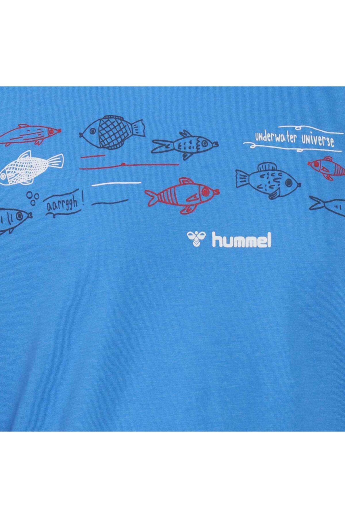 hummel تی شرت پسر آبی Hmlailor 101085859