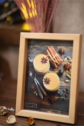 Fotoğraf Çerçevesi Natural Ahşap 15x21 Fotoğraf Ölçüsünde Camlı Ürün SRC705