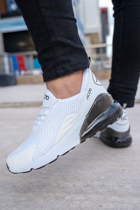 Unisex Günlük Yürüyüş Sneaker Beyaz Air File Spor Ayakkabı Brtb270