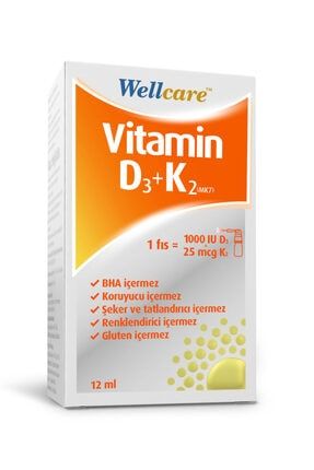 D3k2 Vitamin 12ml