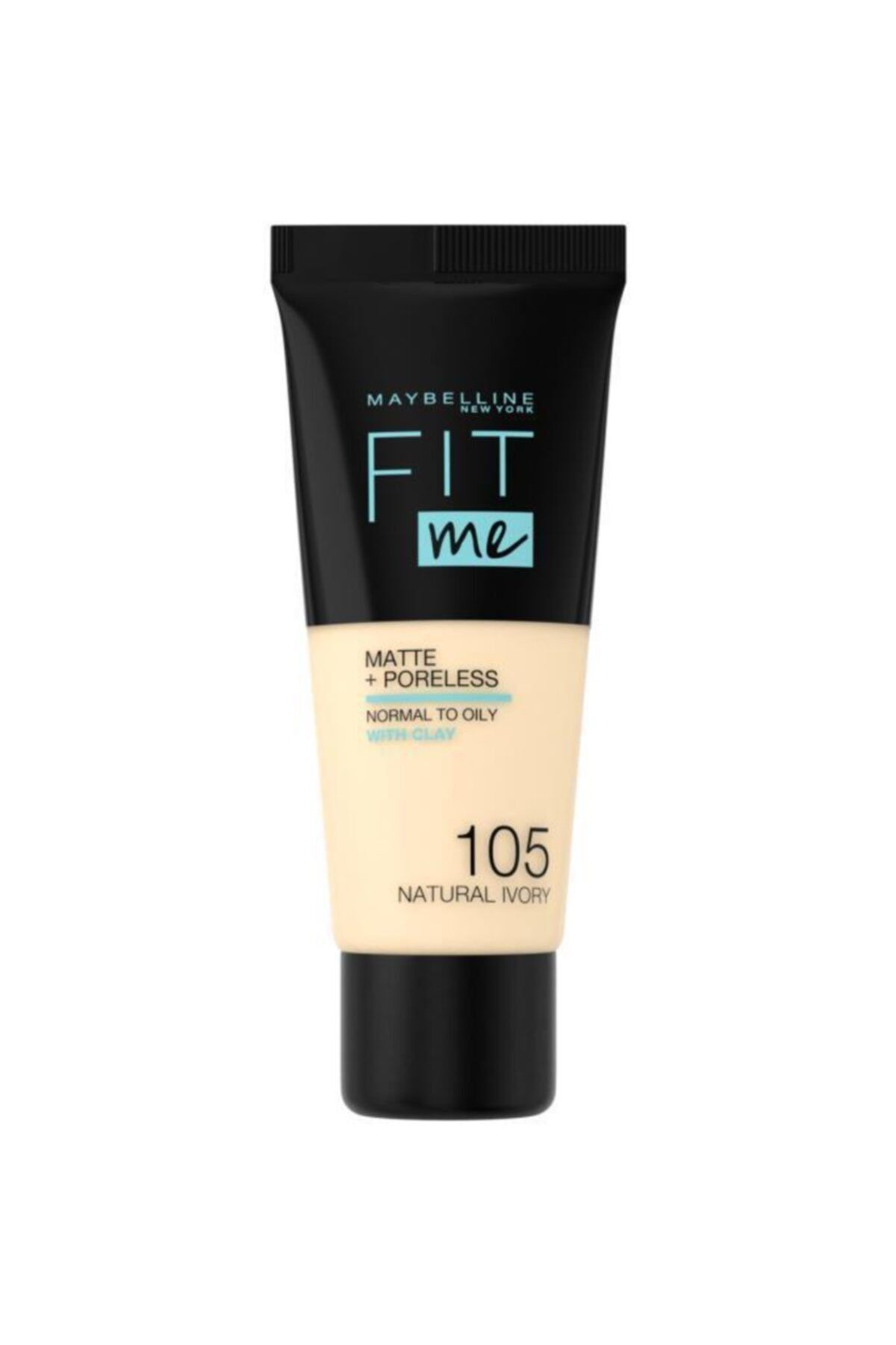 فونداسیون مات و بدون منافذ - 105 Natural Ivory میبلین Maybelline