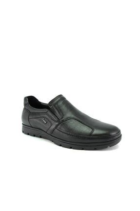 Erkek Siyah Deri Comfort Ayakkabı 32606 MK377