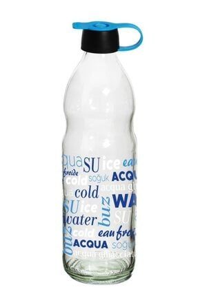 1 Lt Aqua Desenli Boğumlu Su Şişesi E111655-003