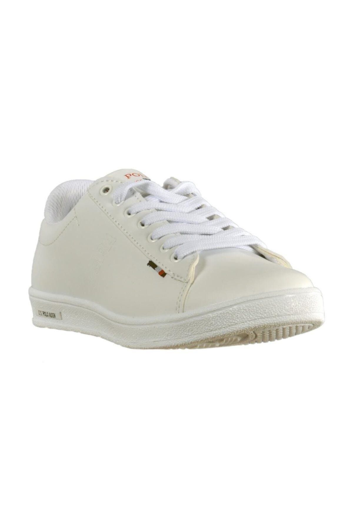 کفش کتانی زنانه سفید FRANCO 9PR 100417867 U.S. Polo Assn.