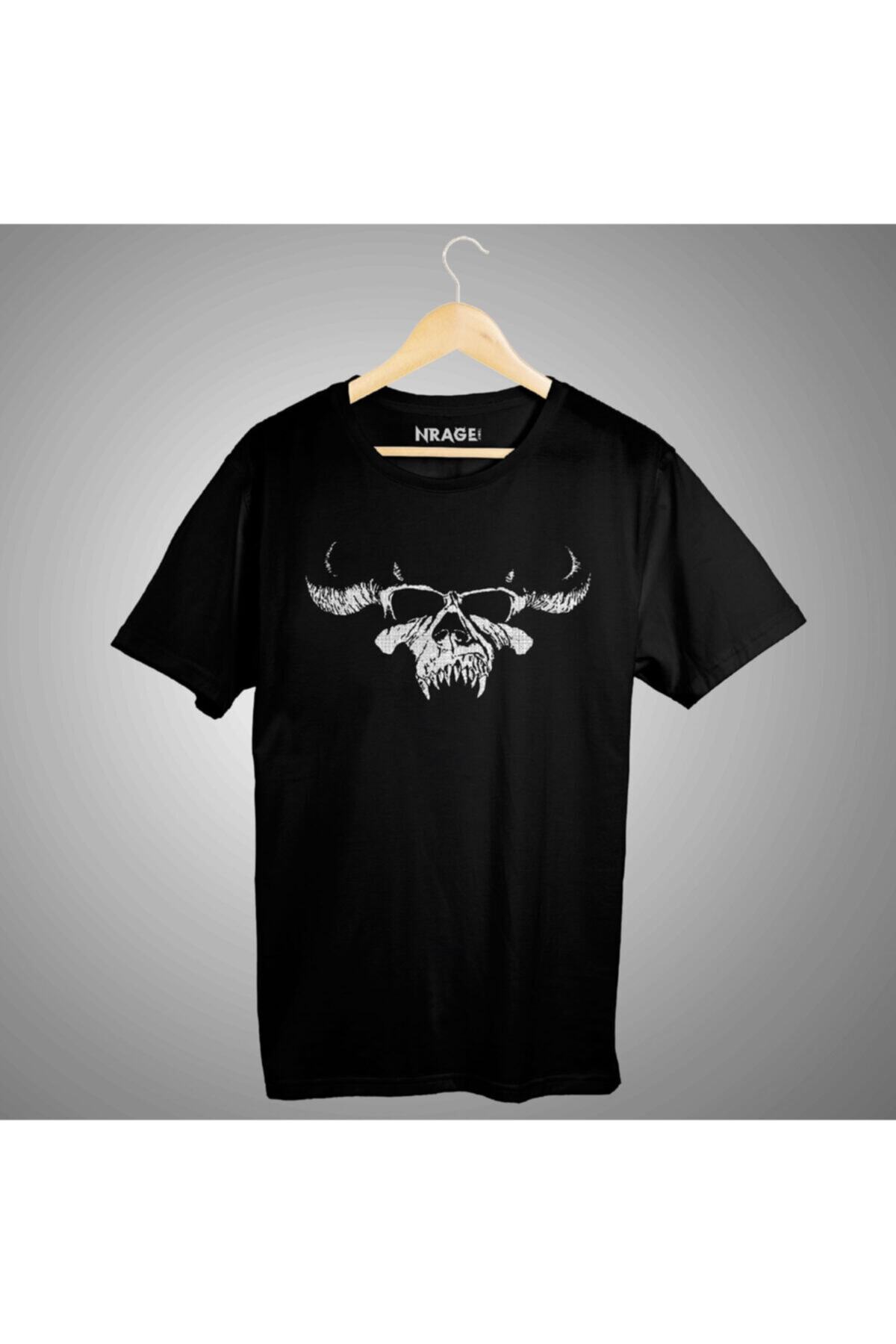 nrage Danzig Rock Band Siyah Tişört