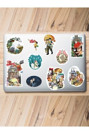 Hayao Miyazaki-japon Manga Ve Animeleri Temalı Ajanda, Laptop, Telefon, Planlayıcı Sticker Seti anime