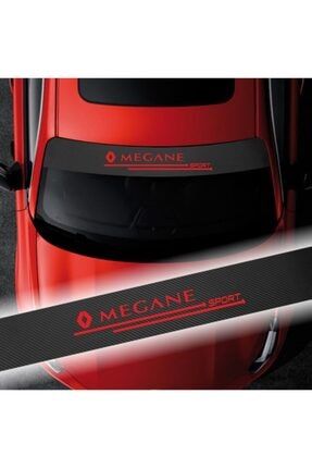 Renault Megane2 Için Karbon Ön Cam Oto Sticker 26638