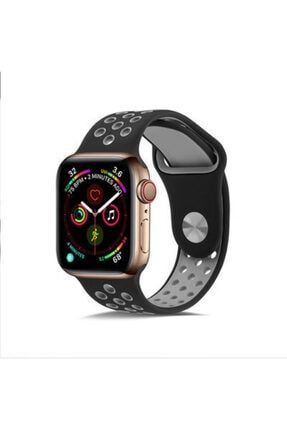 Watch 2-3-4-5-se-6 nesil Uyumlu Göz Alıcı Renkler Şık Tarım Silikon Kordon 44mm Apple Watch 44mm KRD-02