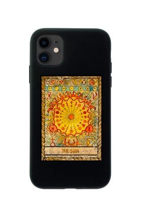 Iphone 12 Uyumlu The Sun Premium Siyah Lansman Silikonlu Kılıf MCIPH12LTSUN