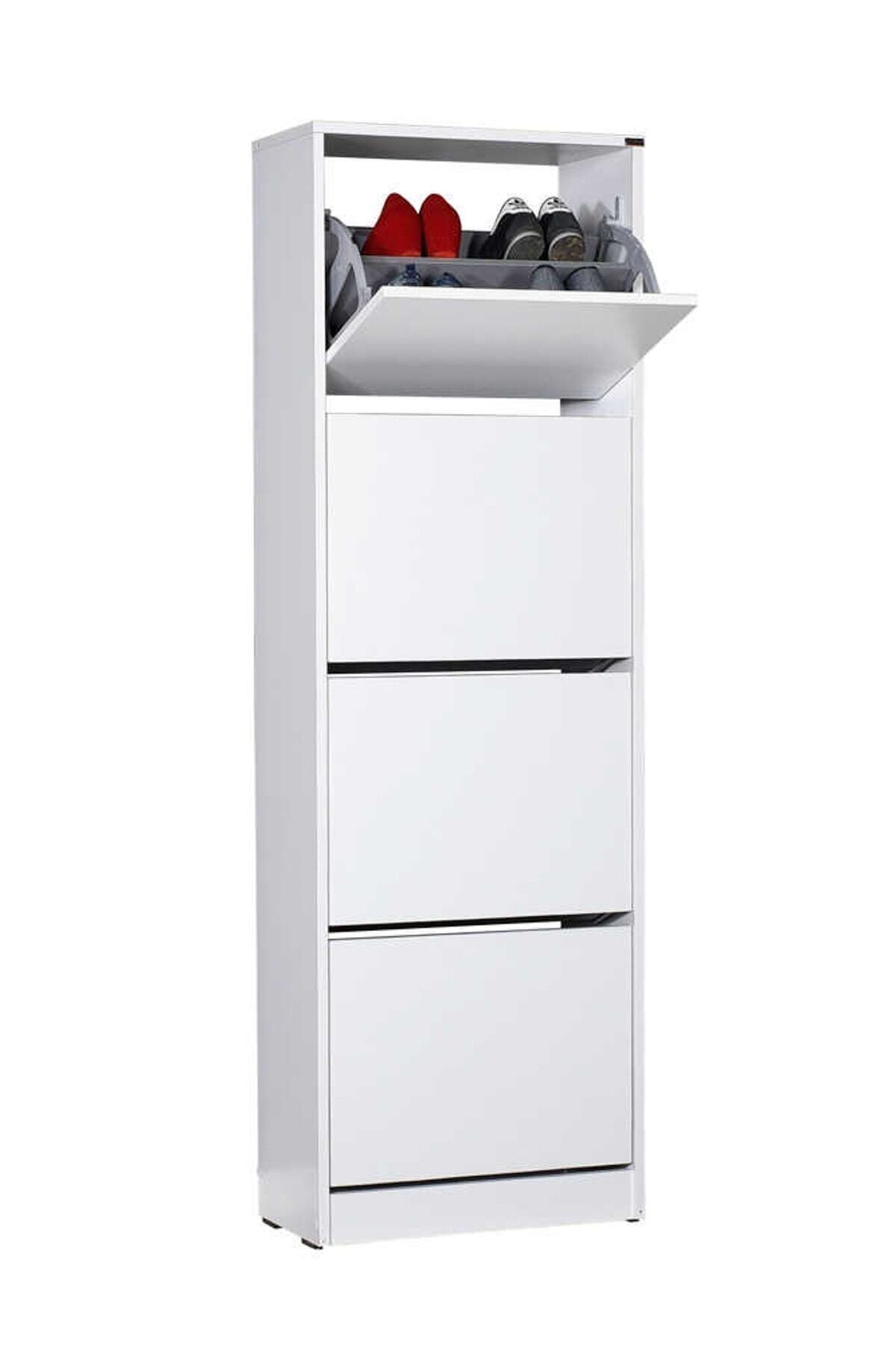 Adore Flat Duo 4 Katli Ayakkabilik Dolabi Beyaz Fiyatlari Ozellikleri Ve Yorumlari En Ucuzu Akakce