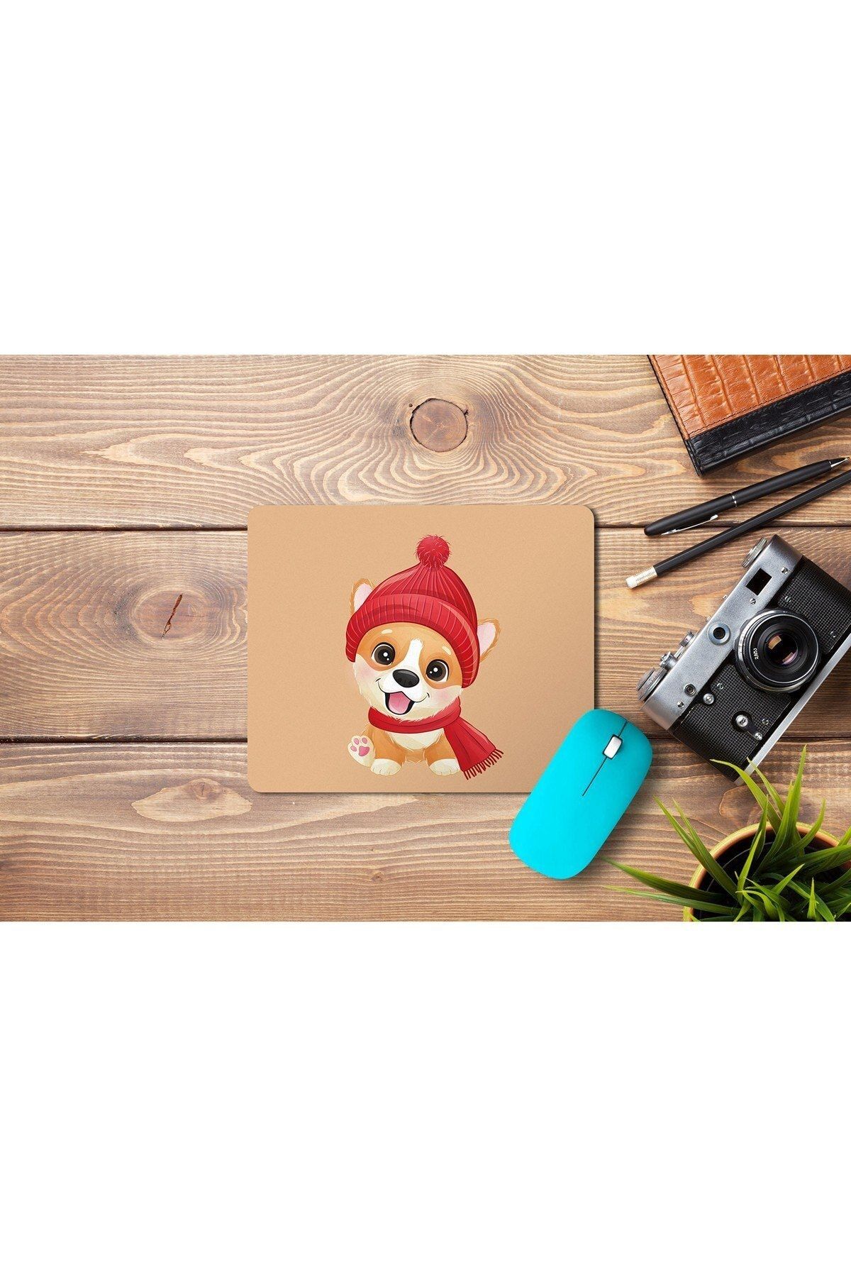 WuW-Puppy Gorki Dog Anti-Slip Base Rectangular Mouse Pad 2