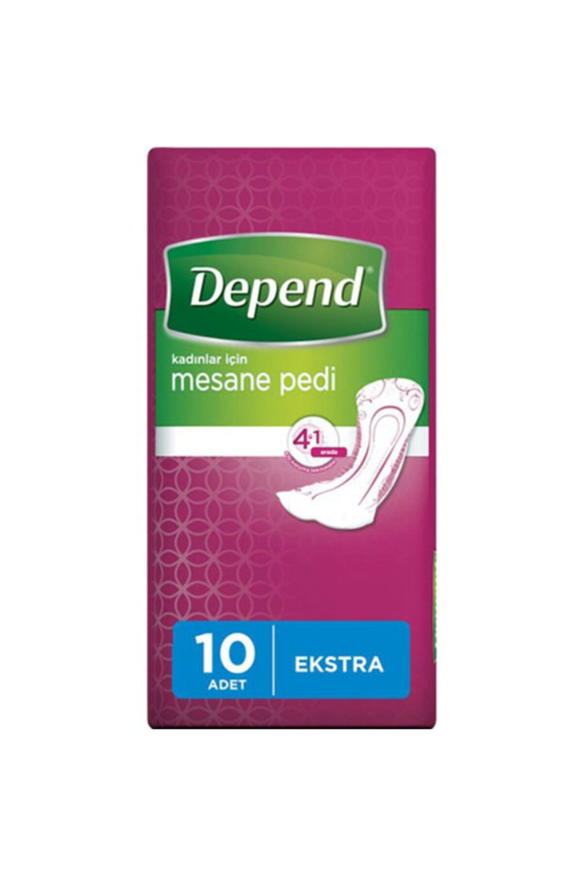Depend Kadın Mesane Pedi Ekstra 10lu