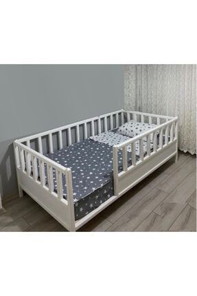 baby kinder beyaz dogal ahsap yatak montessori bebek ve cocuk karyolasi fiyati yorumlari trendyol