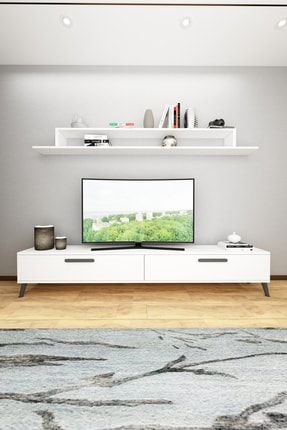 Lodos Tv Ünitesi-beyaz-siyah TT-29000