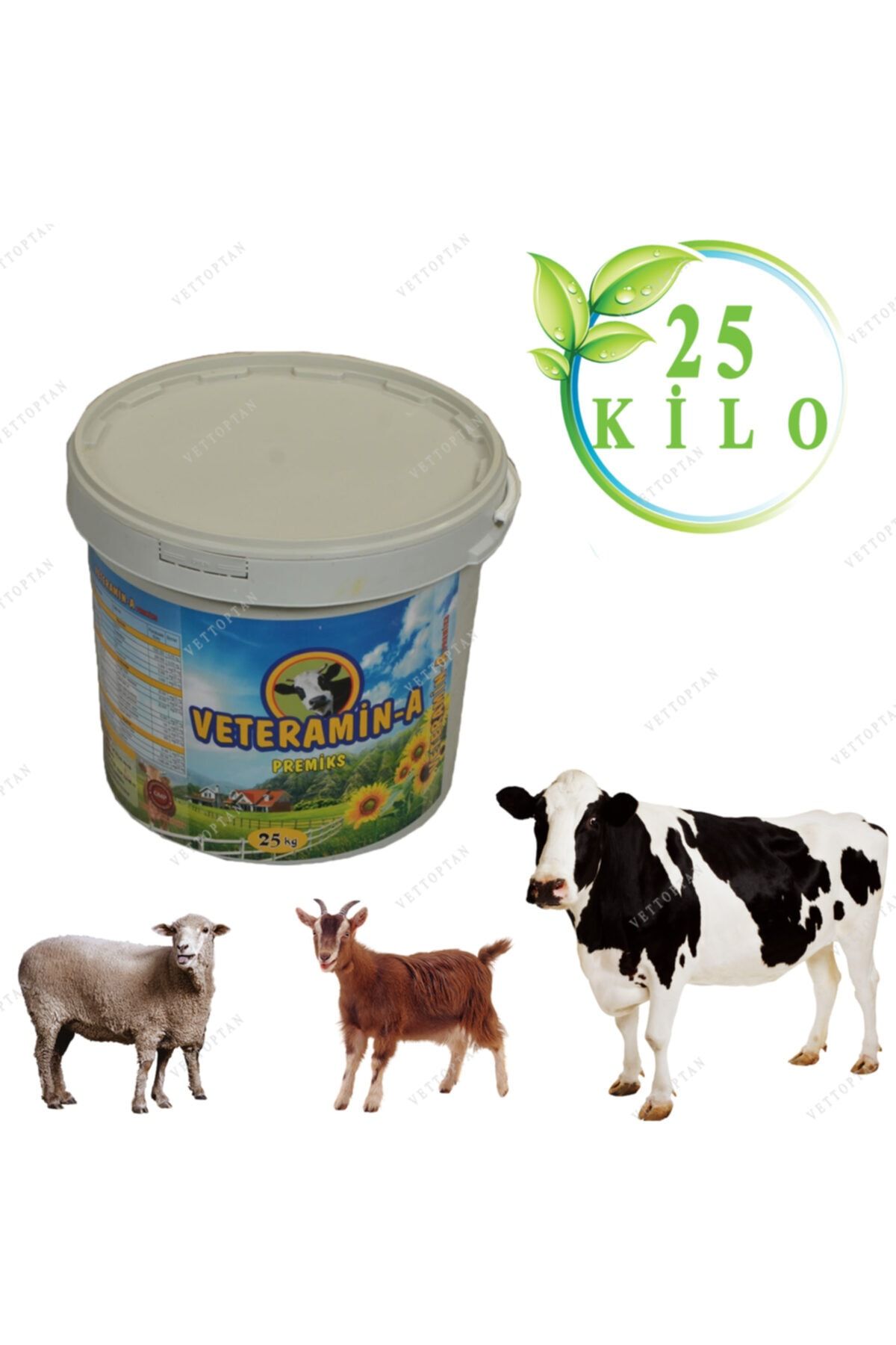 vetaramin premiks 25 kg kova buyukbas kucukbas sut artirici inek sigir boga besi koyun keci kuzu oglak manda fiyati yorumlari trendyol