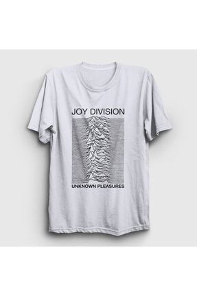 Unisex Beyaz Unknown Pleasures Joy Division T-shirt 87560tt