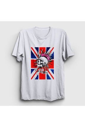 Unisex Beyaz Punk Sex Pistols T-shirt 110629tt