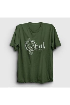 Unisex Haki Logo Opeth T-shirt 100787tt