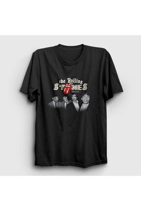Unisex Siyah Band The Rolling Stones T-shirt 117537tt