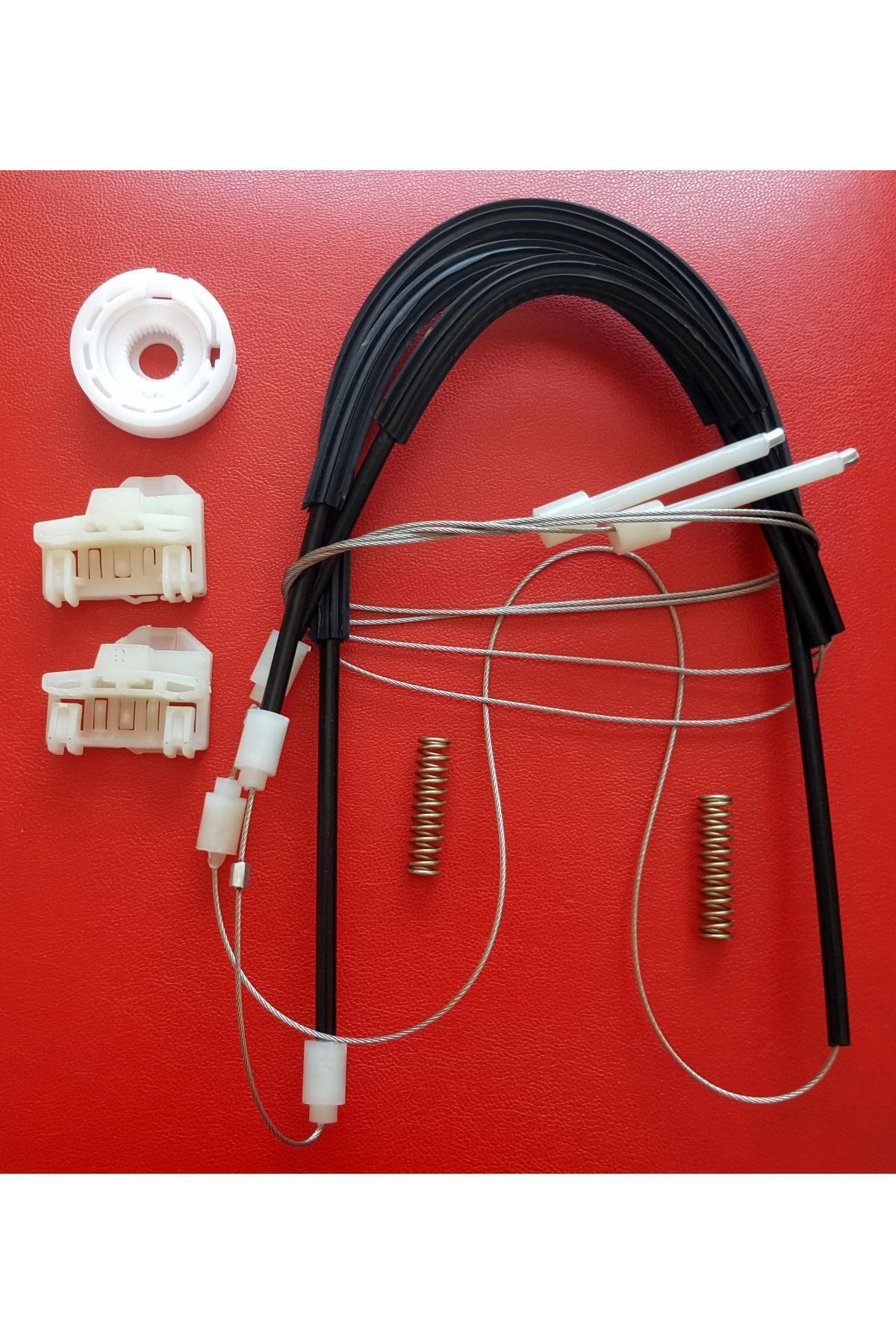 skilit samsun oto kilit Volkswagen Polo Uyumlu Hb Mk3 1994-1999 Ön Sol Cam Kriko Teli Ve Tamir Seti