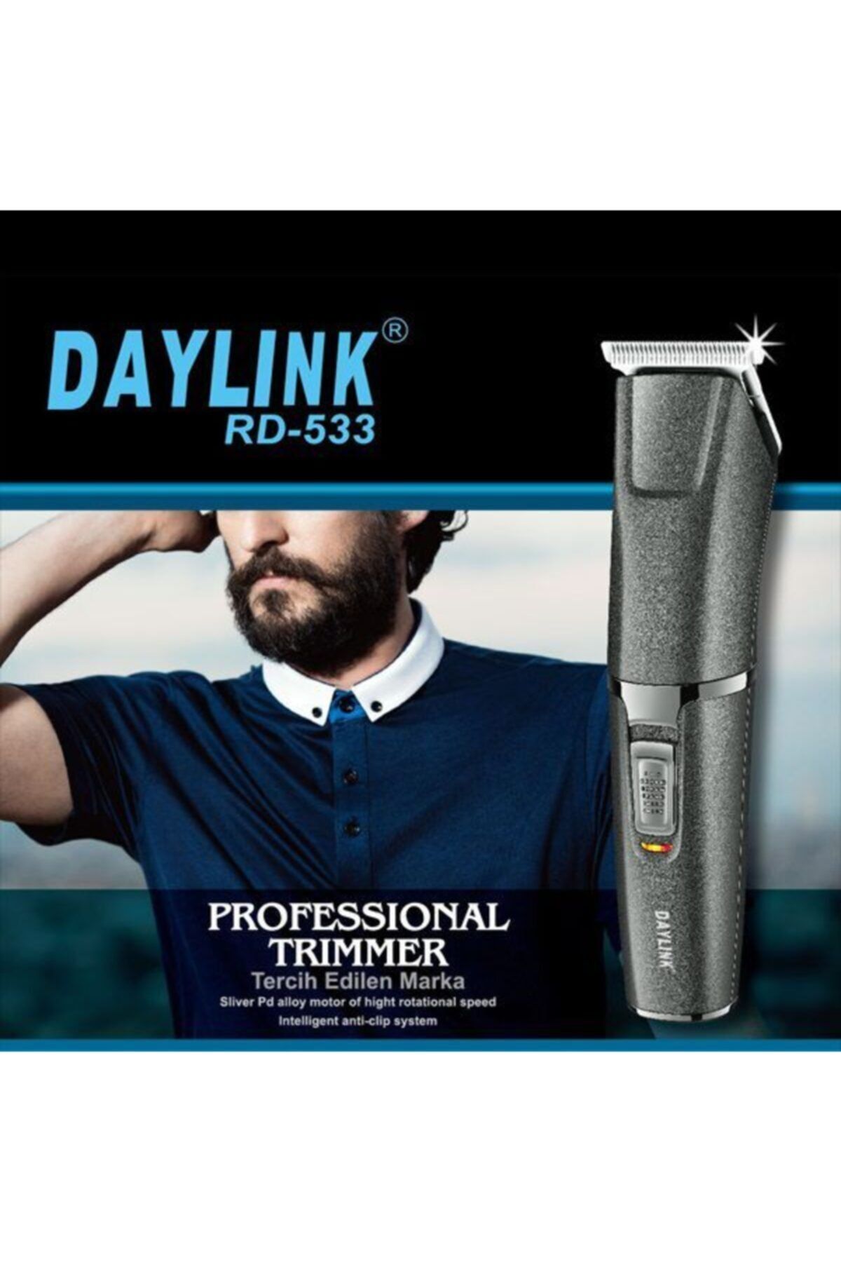 Rd-533 Saç Sakal 4 Başlıklı Tıraş Makinesi + Döner Başlıklı
