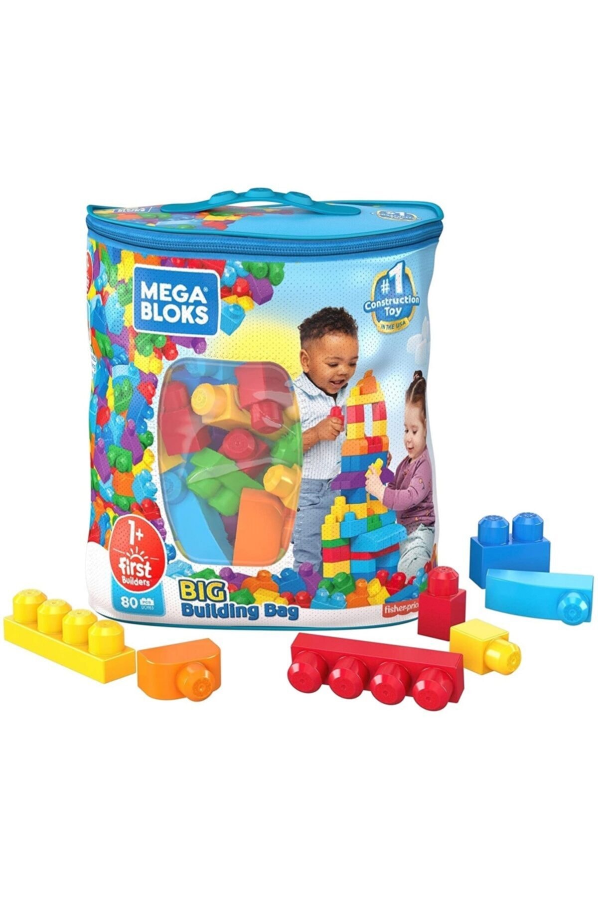 Mega Bloks 80'li Blok Torbaları - Mavi 
