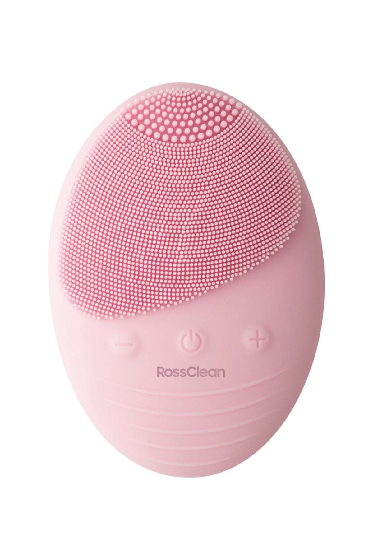 rossclean pro yuz temizleme ve masaj cihazi 5 kademeli fototerapi modu kablosuz sarjli acik pembe fiyati yorumlari trendyol