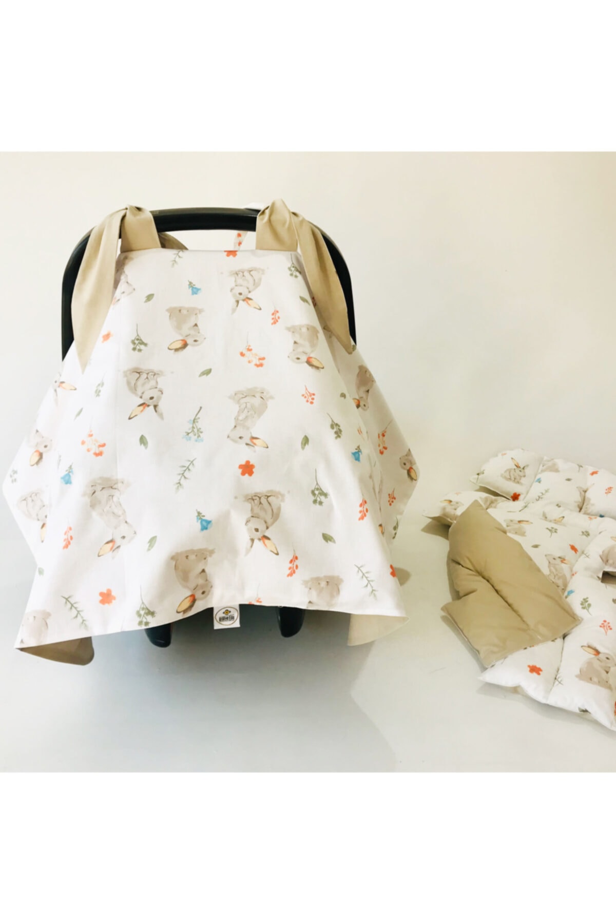 Atölye Eda Exclusive Puset Örtüsü Minderi Çarşafı 3 Parça fotoğrafı 5 (önizleme)