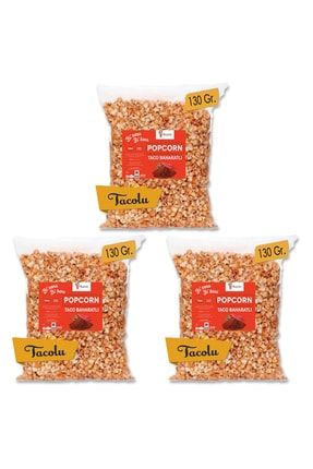 3 Paket Taco Baharatlı Patlamış Mısır / Popcorn 130 gr. 2762-4