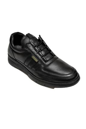 5378 Mr Erkek Siyah Hakiki Deri Kışlık Casual Ayakkabı AY906