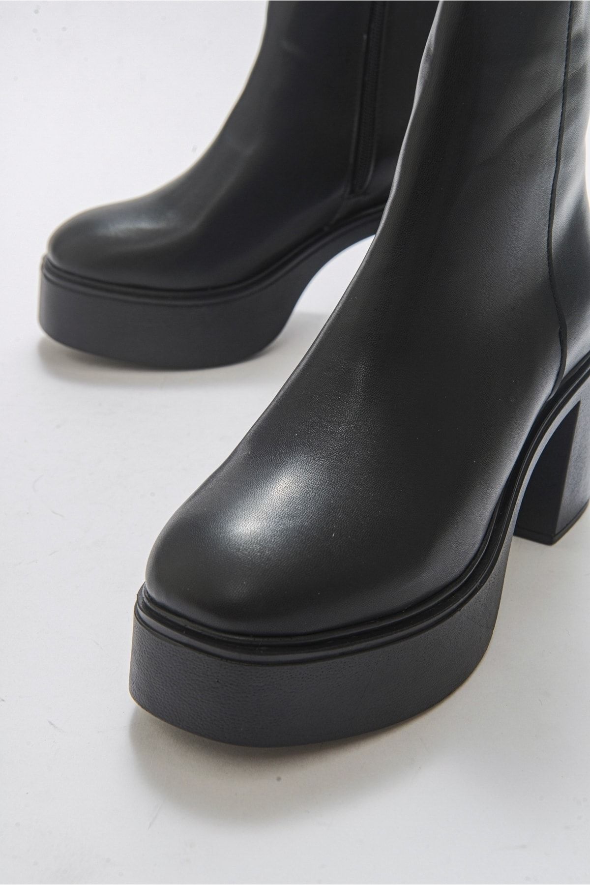 luvishoes West Black Skin Women s Boots Trendyol