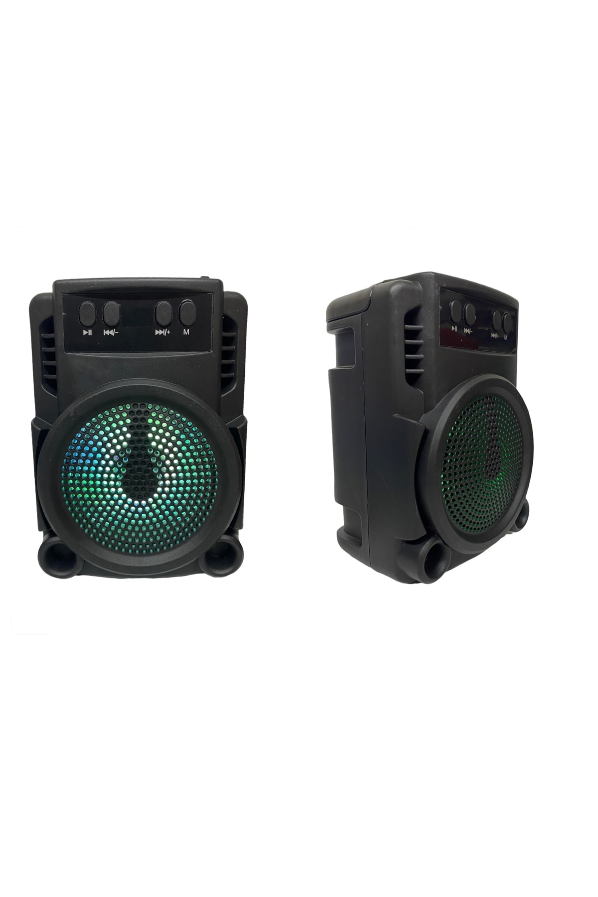 Extra Bass 3 Inch Bluetooth Hoparlör Fm Radyo Ses Bombası Hafıza Kart Usb Girişli Şarjlı Bataryalı 6