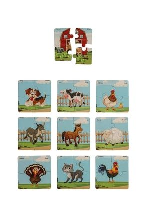 Çiftlik Hayvanları 4 Parçalı Yap-boz Puzzle FA1011