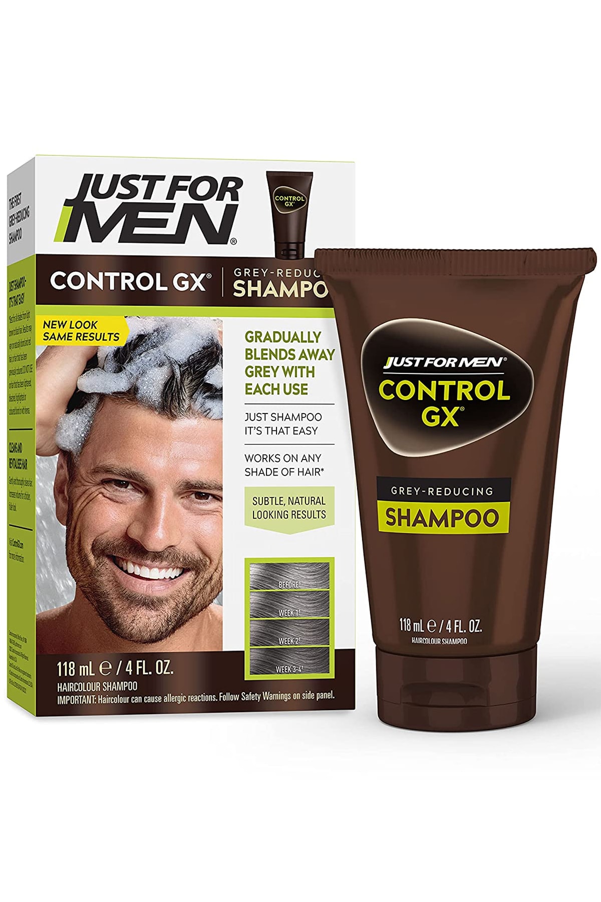 Just For Men Controlgx Saç Siyahlaştırıcı Şampuan 118 ml