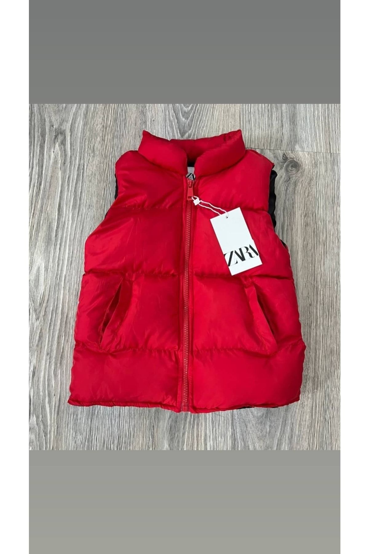 Kids red puffer vest outlet