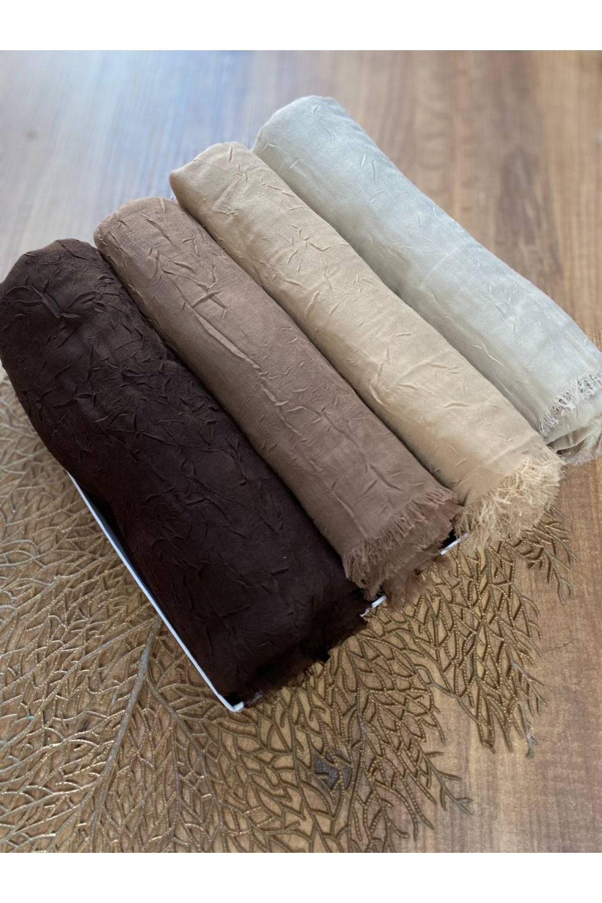 Nilbutik Bambu Kraş Şal görsel 2