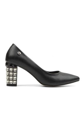 ® | Pc-51201 - 3478 Siyah - Kadın Topuklu Ayakkabı PC-51201