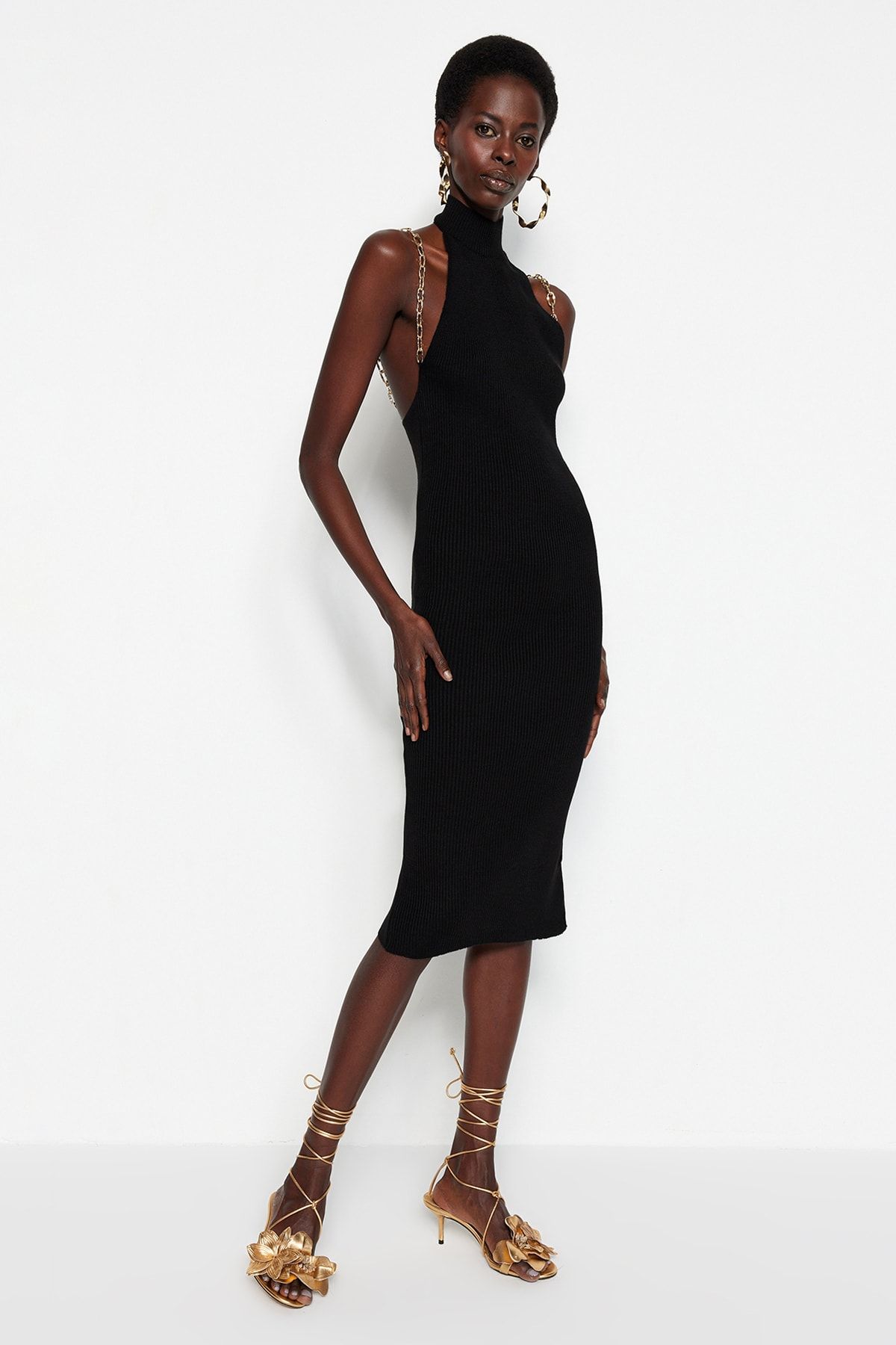 Trendyol Collection Kleid Schwarz Bodycon